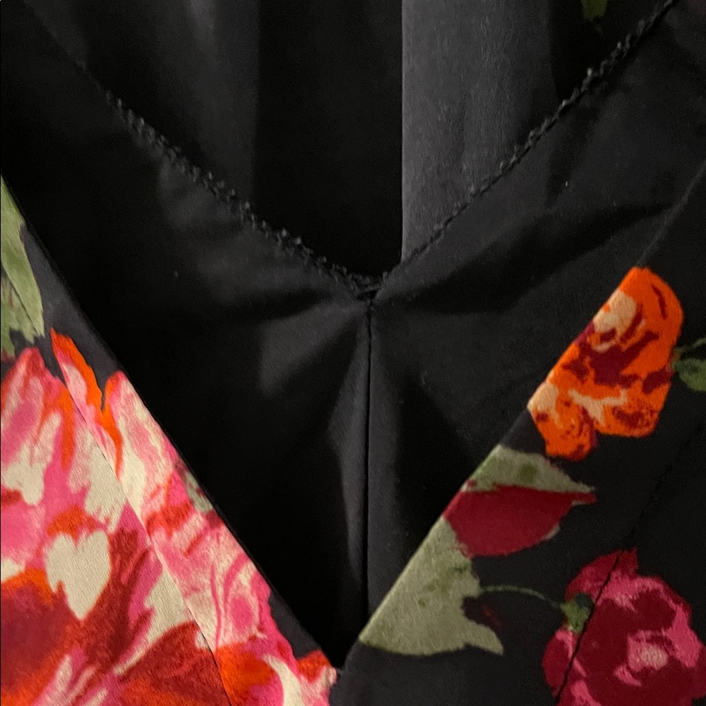 Skies Are Blue Black Floral Blouse - Picture 3 of 6